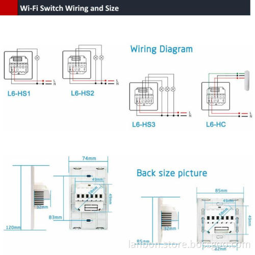 Hot! LANBON 2016 WIFI Smart Switch for Smart Home, Wifi Light Switch Remote Controlled by Android IOS Phone Remotely and Locally